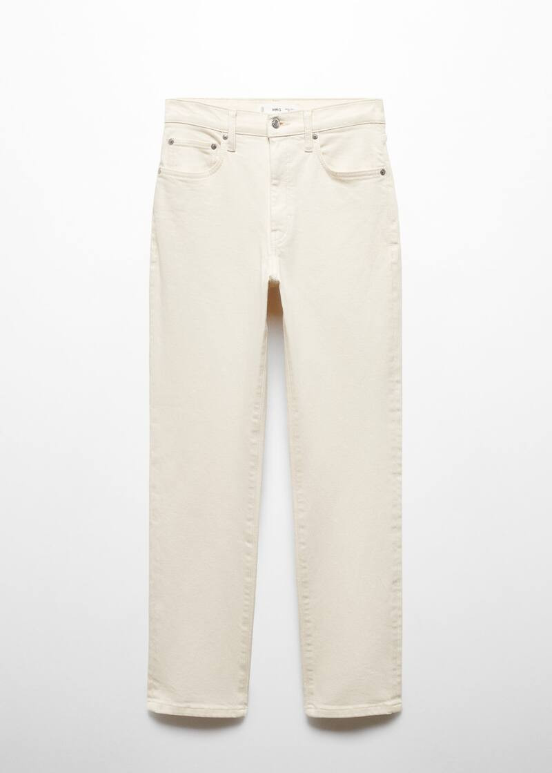 Mom comfort high-rise jeans -  Women | Mango USA | MANGO (US)