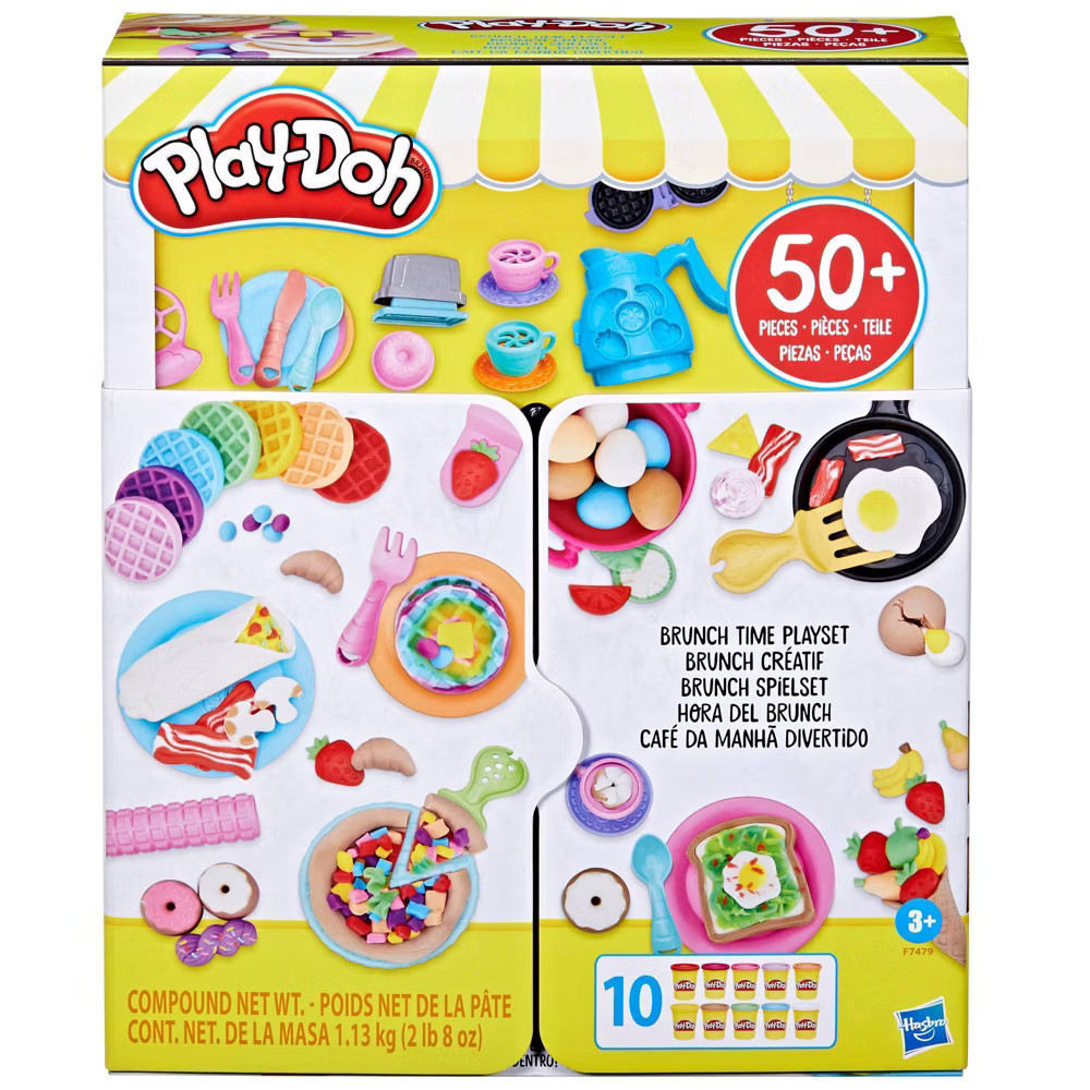 Play-Doh Brunch Time Playset - Waffle Maker, Egg Mold & 10 Colors | eBay | eBay US