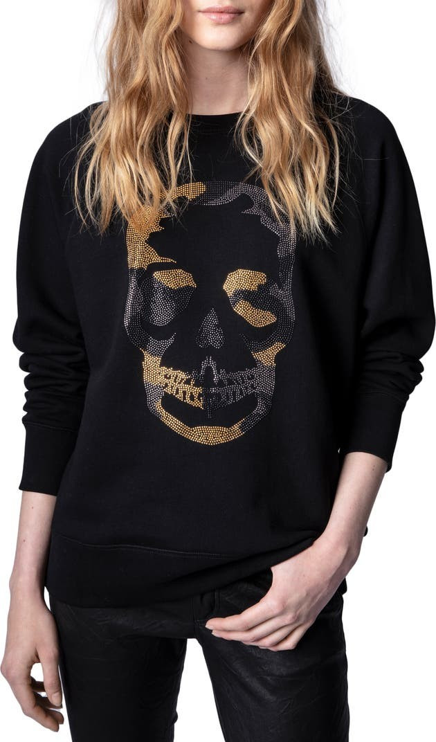 Camo Skull Strass Sweatshirt | Nordstrom