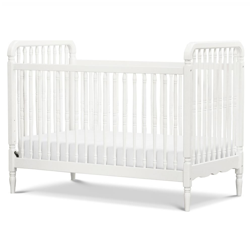 Namesake Liberty White Pine 3-in-1 Convertible Spindle Crib with Toddler Bed Conversion Kit | Kathy Kuo Home