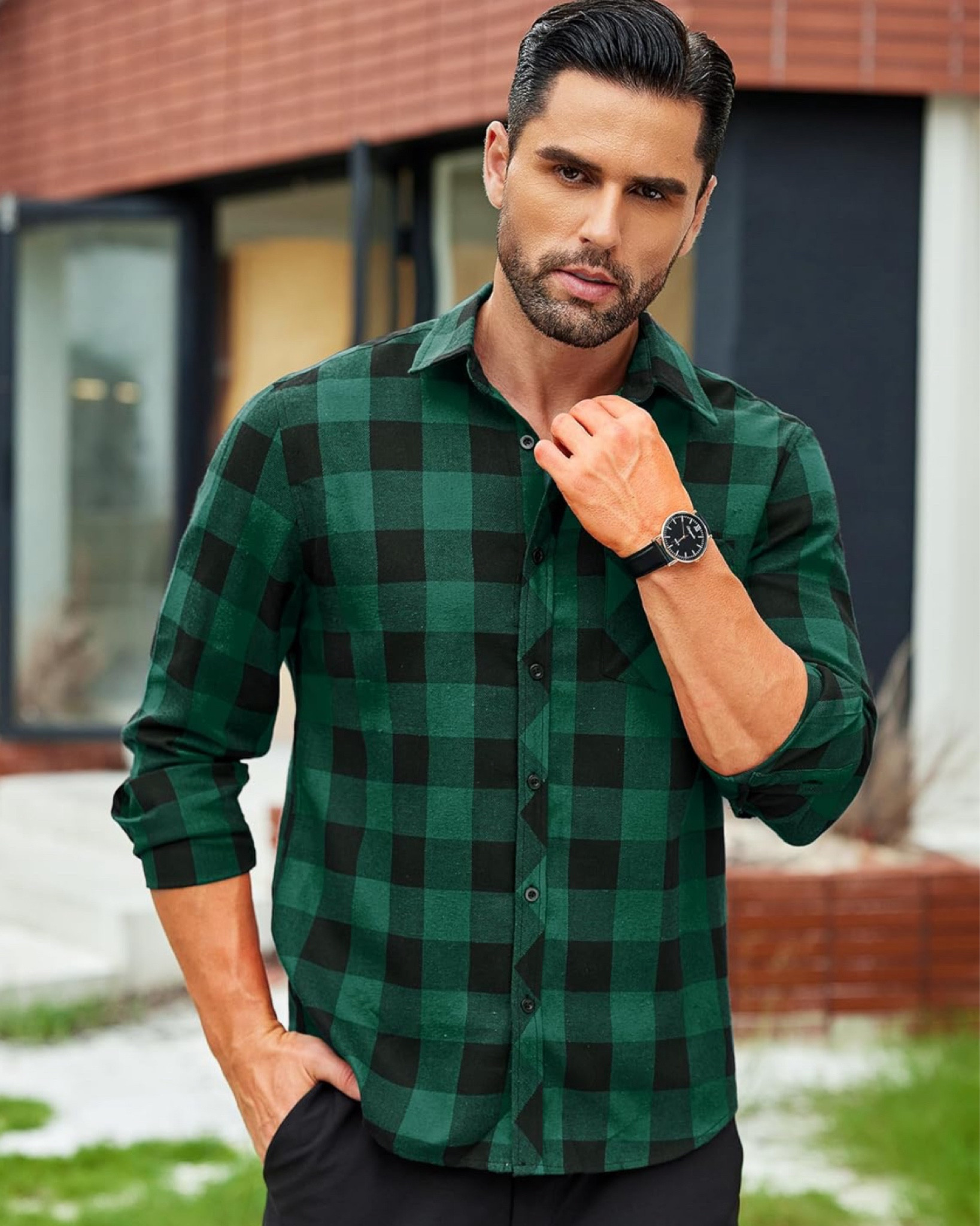 24% off plus 15% off 🎉

COOFANDY Men's Flannel Plaid Shirts Long Sleeve Button Down Shirts Casual Fall Shirt Jacket

#LTKSaleAlert #LTKSeasonal #LTKMens