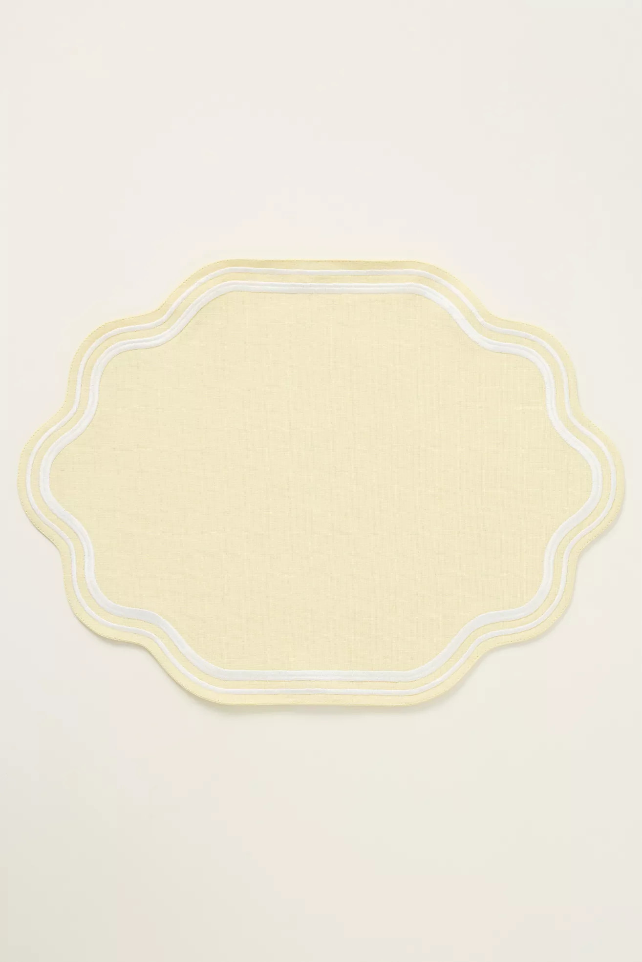Madeline Embroidered Cotton Placemat | Anthropologie (US)