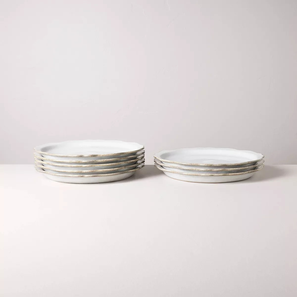 Set of 8 Carved Edge Dinner Plates - Hearth & Hand™ with Magnolia | Target