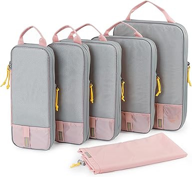 Compression Packing Cubes for Suitcases, BAGSMART 6 Set/4 Set/2 Set Travel Essentials for Travel ... | Amazon (US)