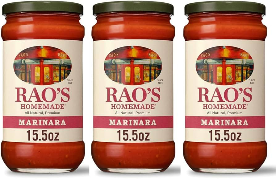 Rao's Homemade Marinara Sauce, 15.5 oz, Tomato Sauce, All Purpose, Keto Friendly Pasta Sauce, Pre... | Amazon (US)