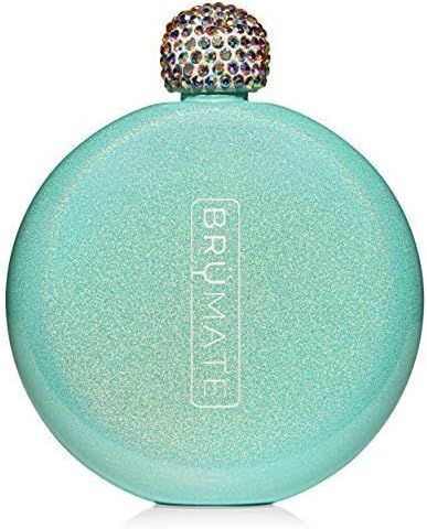 BruMate Holographic Glitter Spirit Flask - 5oz Stainless Steel Pocket & Purse Flask with Rhinesto... | Amazon (US)