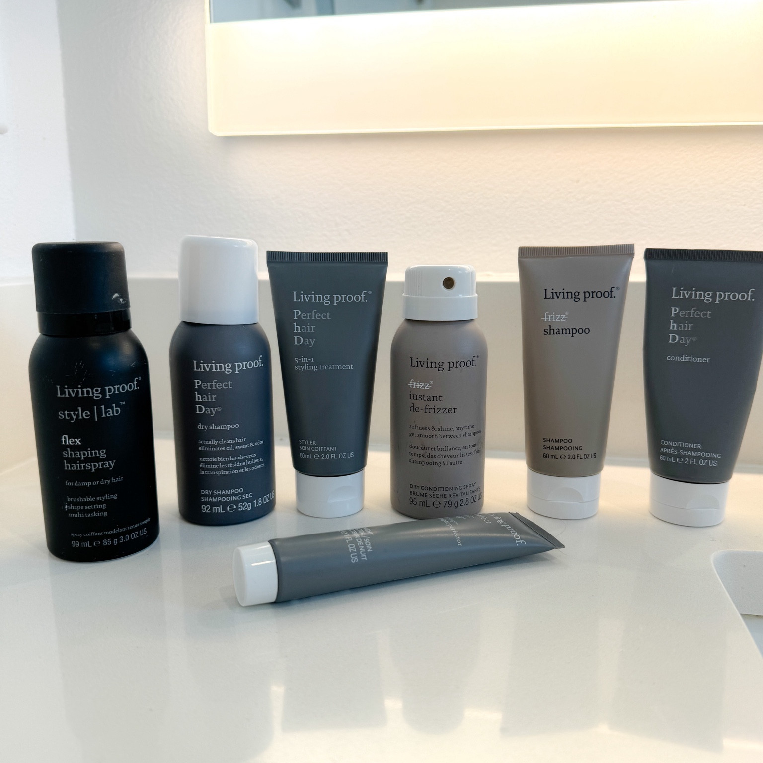 No matter where I am traveling to these are always my go to travel hair products. I have always loved the living, proof line, and they have never failed me. A constant daily go to is the flex hairspray and the dry shampoo. Have you ever tried these products?

#LTKstyletip #LTKtravel #LTKbeauty