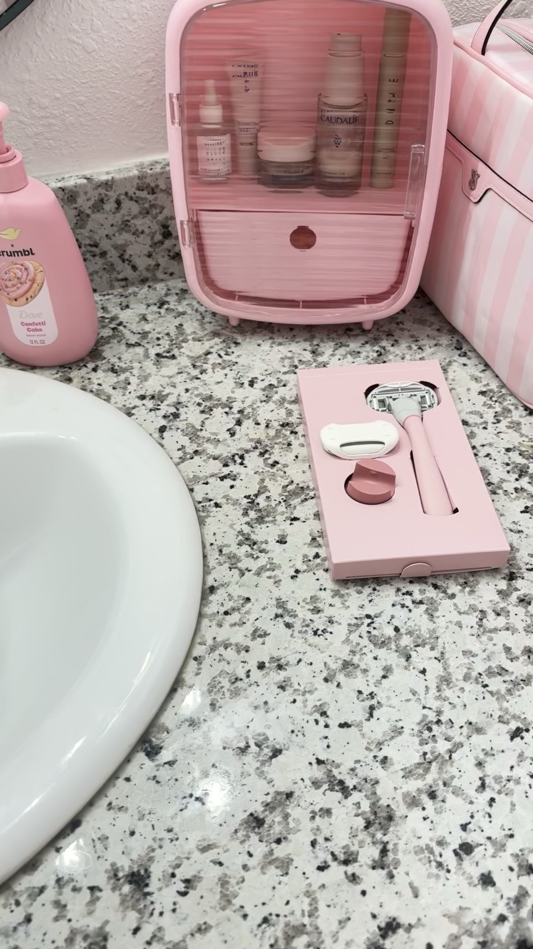 Pink flamingo razor from Walmart, target kohls, or Amazon Works so good for thick course hair no razor burn

#LTKSwim #LTKStyleTip #LTKBeauty