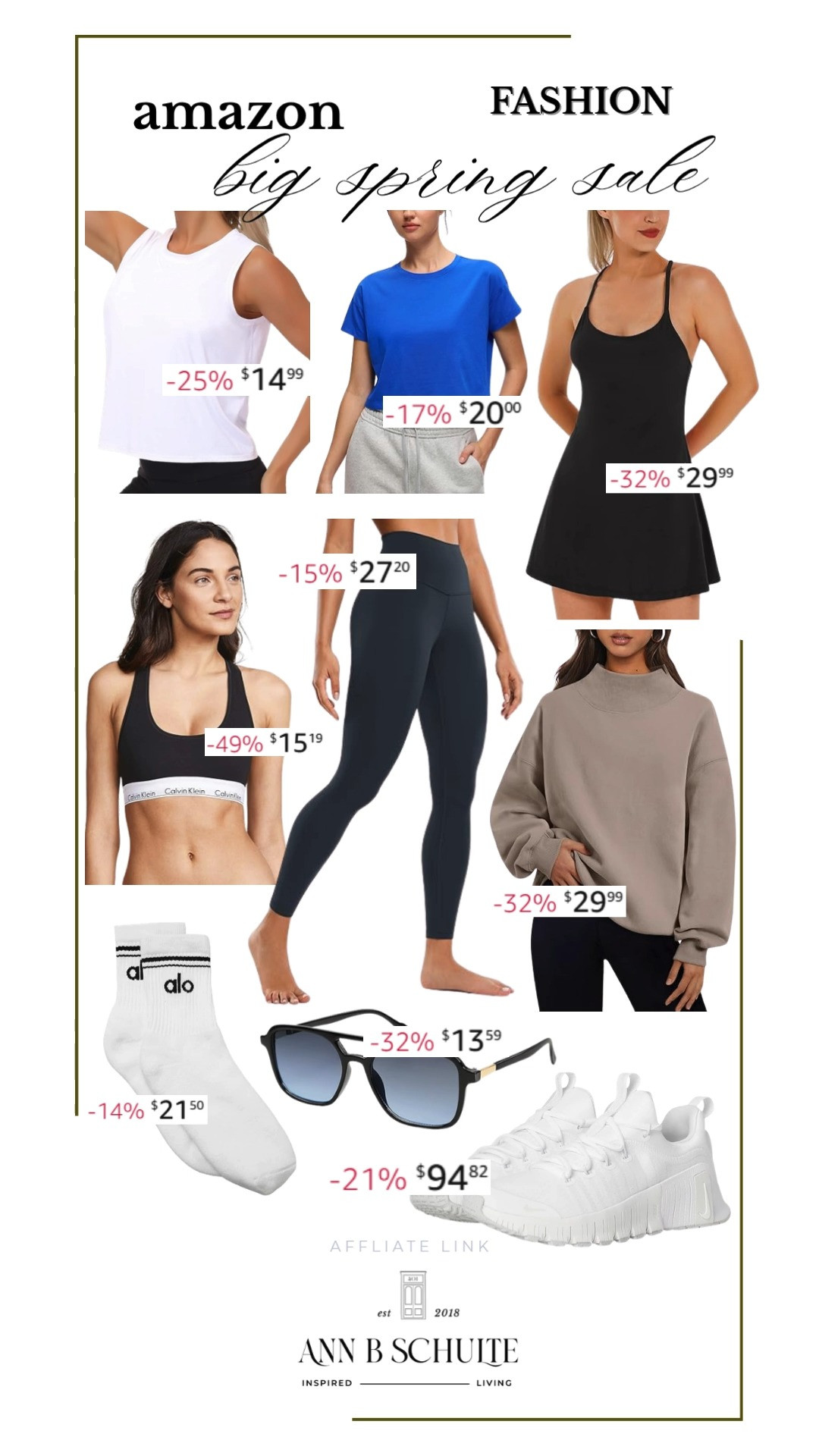 I've got some amazing finds from Amazon's spring sale! From workout gear to cozy hoodies, these items will help you stay stylish and comfortable. Don't miss out on these deals! 🏃‍♀️👕🛒 #SpringSale #AmazonFinds #FashionDeals 

 #LTKootd #LTKActive #LTKSaleAlert