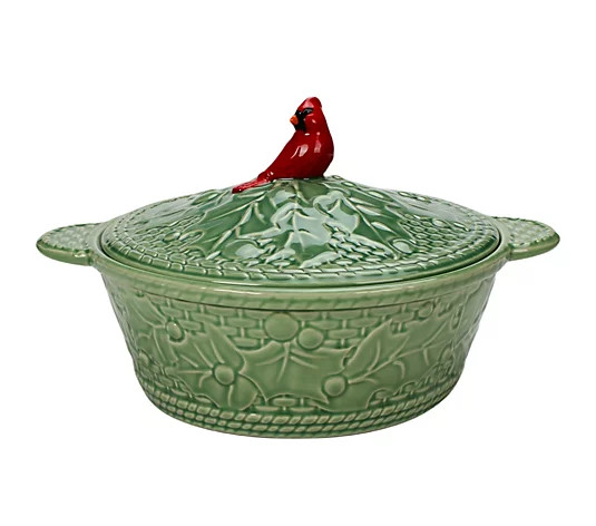 Temp-tations Seasonal Nostalgic 2-qt Round Lidded Baker | QVC