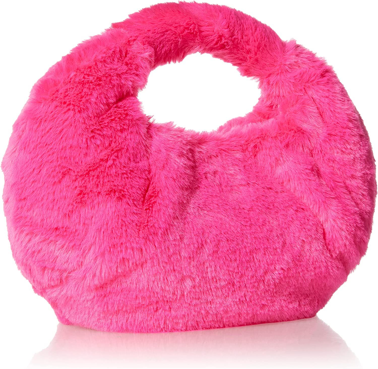 Amazon.com: The Drop Women's Addison Soft Volume Top Handle Bag, Hot Pink Fur, One Size : Clothin... | Amazon (US)