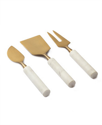 Gold Cheese Tools with Handles Set, 3 Pieces | Macy's