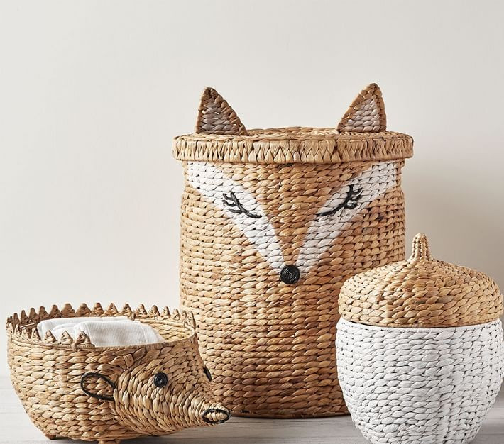 Shaped Fox Storage | Pottery Barn Kids