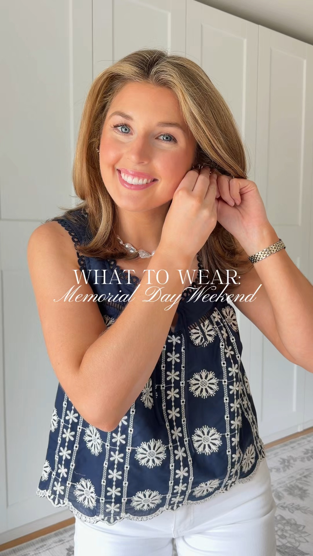 What to wear for MDW!💙❤️
Use code LOUISE15 for 15% off!

Wearing an XS/S/0 in these items!

Memorial Day weekend outfits // 4th of July outfits // summer outfits 