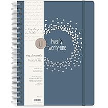 Southworth 2021 Yearly Planner (January, 2021-December, 2021), Monthly and Yearly Planner, 8.5”... | Amazon (US)