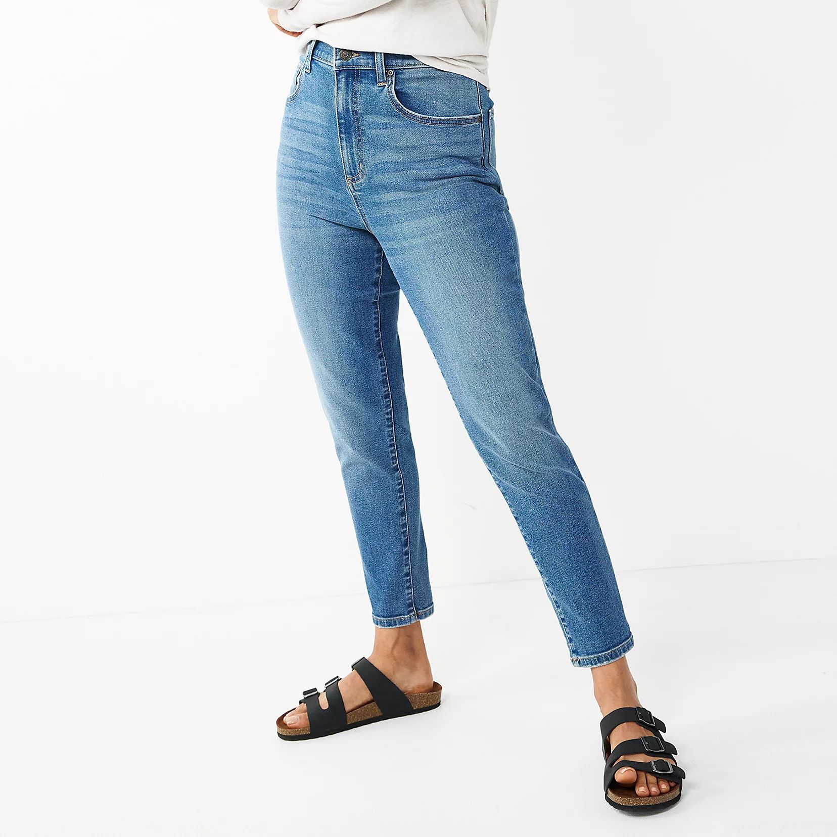 Women's Sonoma Goods For Life® Ultra High Rise Mom Jeans | Kohl's