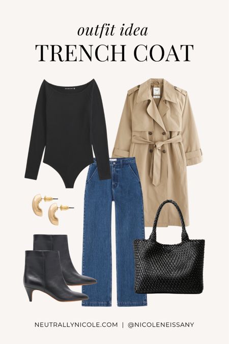 Spring trench coat outfit

// spring outfit, spring outfits, how to wear a trench coat, how to style a trench coat, trench coat trend, 2024 spring trends, 2024 spring fashion trends, capsule wardrobe, spring staples, trench coat, casual outfit, brunch outfit, school outfit, work outfit, date night outfit, off the shoulder bodysuit, wide leg denim, wide leg jeans, dark wash jeans, dark wash denim, ankle boots, spring boots, spring shoes, spring shoe trends, teardrop earrings, woven tote bag, Abercrombie jeans, Abercrombie, Amazon fashion, Dolce Vita, neutral outfit, neutral fashion, neutral style, Nicole Neissany, Neutrally Nicole, neutrallynicole.com (3.17)

#LTKfindsunder50 #LTKSeasonal #LTKshoecrush #LTKfindsunder100 #LTKstyletip #LTKsalealert #LTKtravel #LTKitbag