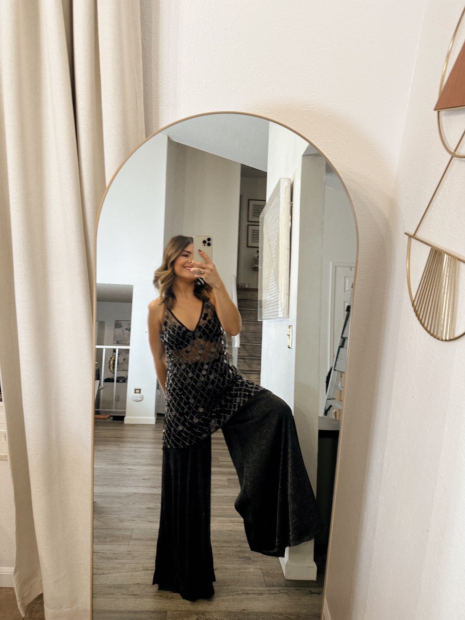 These top and pants are so fun!!! 
Top size xs
Pants size xs. They are so flattering and chic!! Can’t recommend them enough! 

#LTKGiftGuide #LTKHoliday #LTKootd