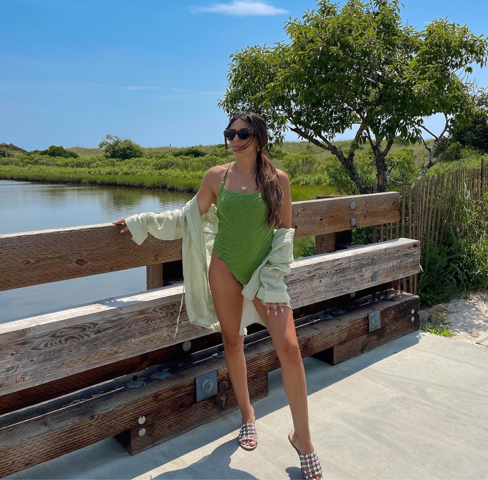 Amazon one piece bikini that is sooo freaking flattering and cute — cross cross open back… wearing size medium 

Beach outfit | Italy summer | tropical vacation style | island style | resort wear | pool party | beach style | Amazon swim | Amazon fashion | Amazon outfits 

#LTKstyletip #LTKunder50 #LTKswim