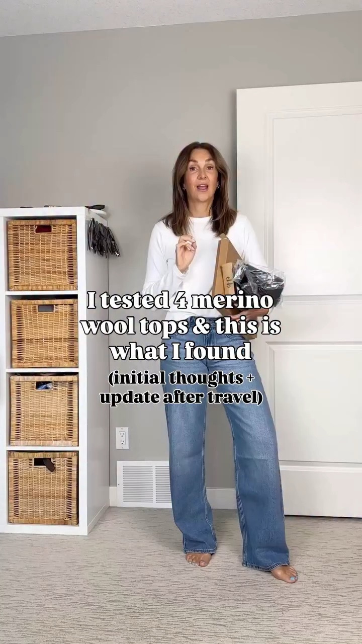 Merino wool tees and tanks! Great for travel as they are moisture wicking, odor absorbing and dry quickly. 
Top left: Merino tech from Amazon, size M
Top right: Metarino from Amazon, size M
Bottom left: Merino Protect from Amazon, size M
Bottom right: Unbound Merino, size S
I’m 5’ 7” size 4ish, Small is my usual size 


#LTKTravel #LTKSeasonal #LTKOver40