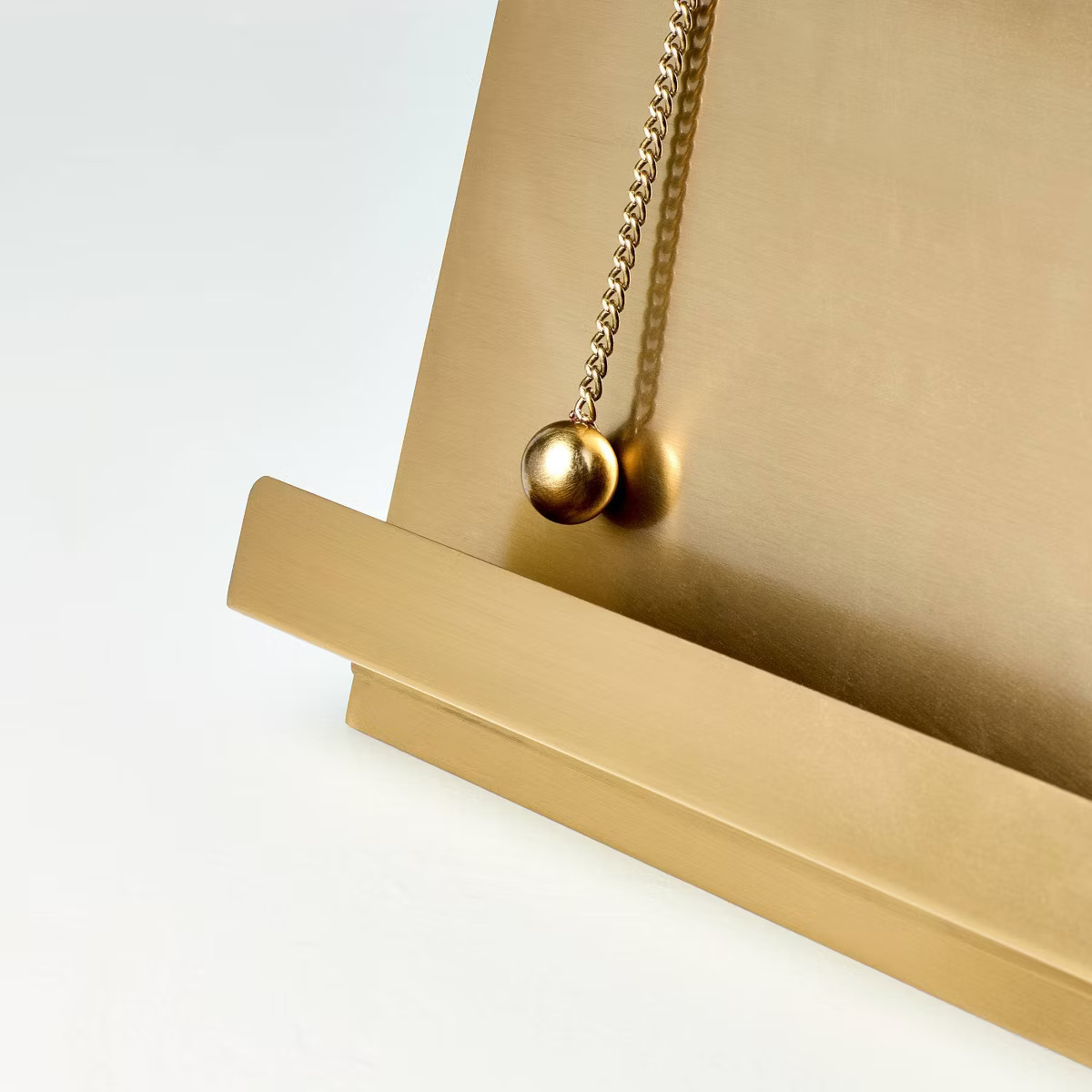 Brass Cookbook Holder with Weighted Chains - Hearth & Hand™ with Magnolia | Target