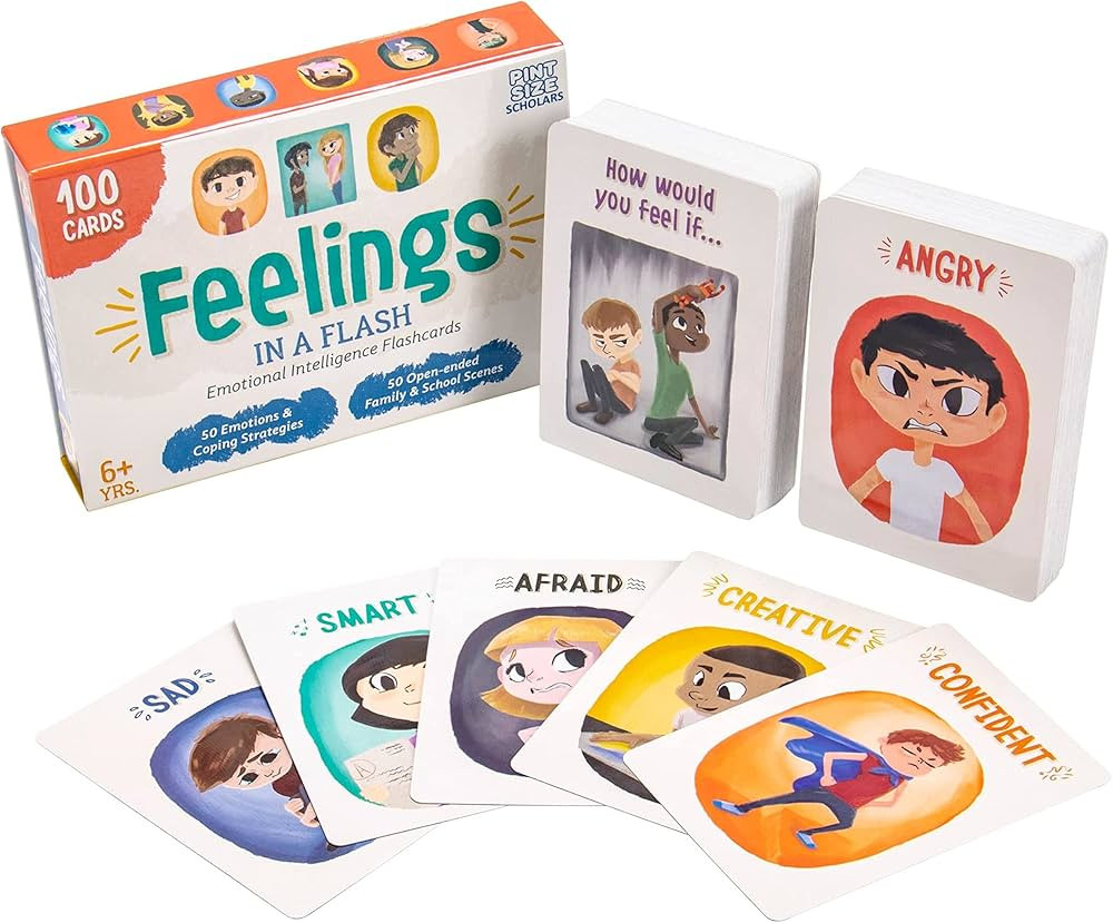 Feelings in a Flash - Emotional Intelligence Flashcard Game - Toddlers & Special Needs Children -... | Amazon (US)