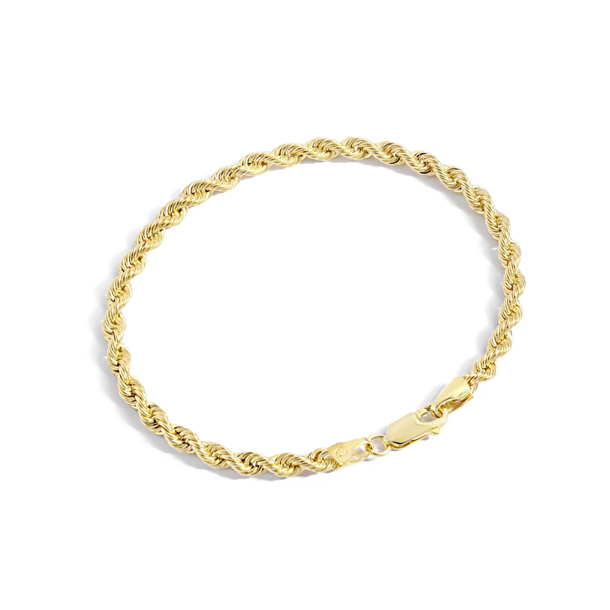Jewelry Atelier Gold Filled Chain Bracelet Collection - 14K Solid Yellow Gold Filled Rope Chain B... | Walmart (US)