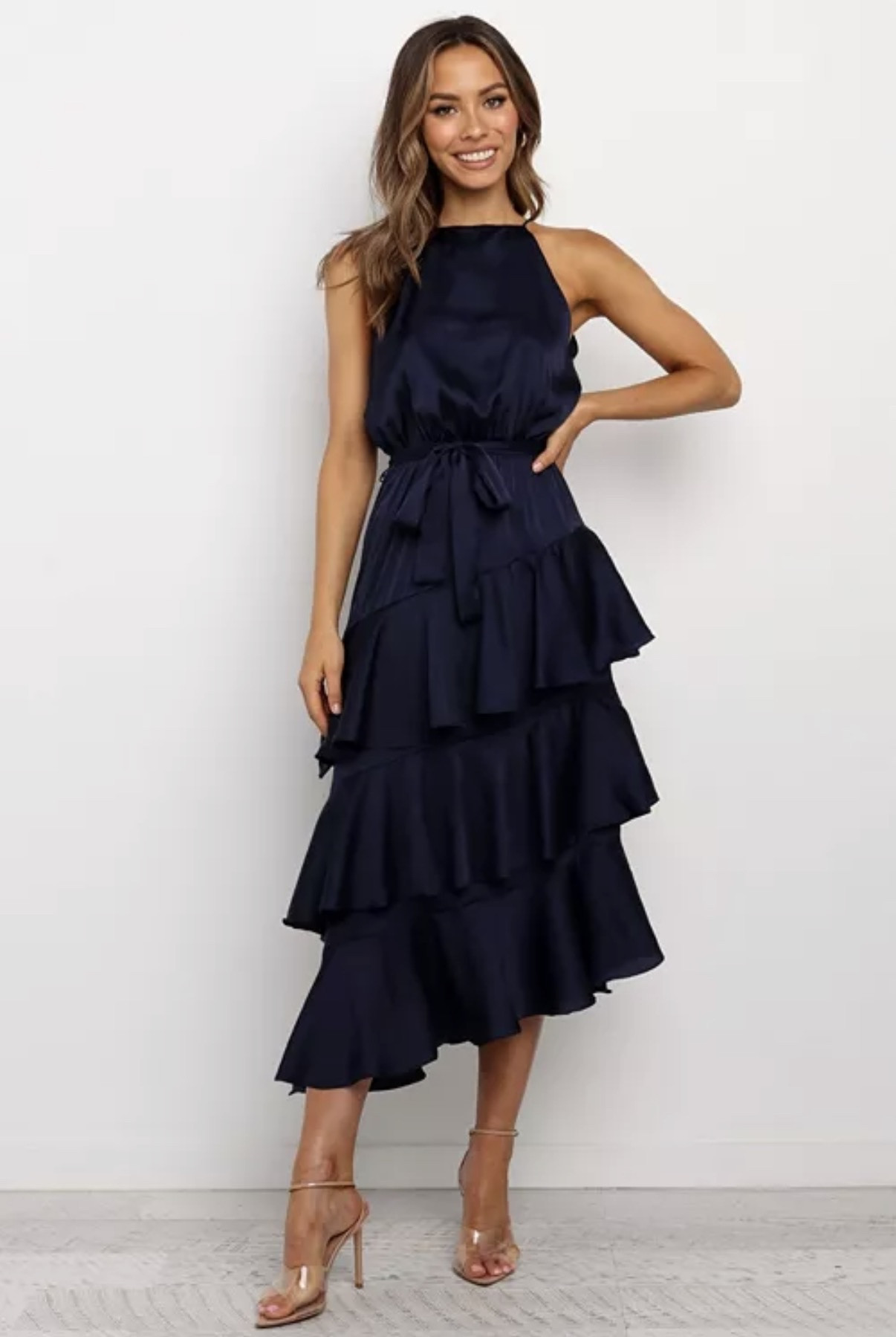Wedding guest dress summer - the color and ruffles on this dress are so cute ! 


@Macys #weddingguest #cocktailparty #partydress #weddingdress

#LTKU #LTKOver40 #LTKWedding