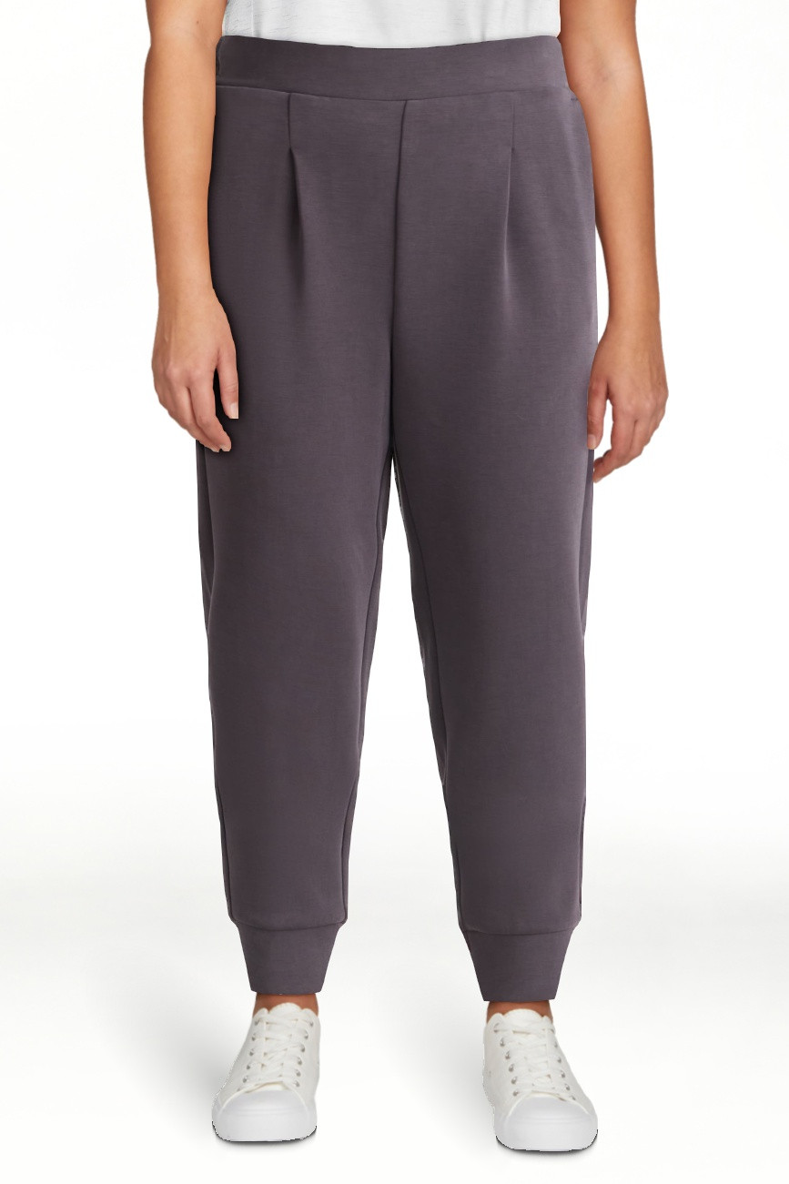 Avia Women's Scuba Knit Pleat Joggers with Pockets, Size XS-4X | Walmart (US)