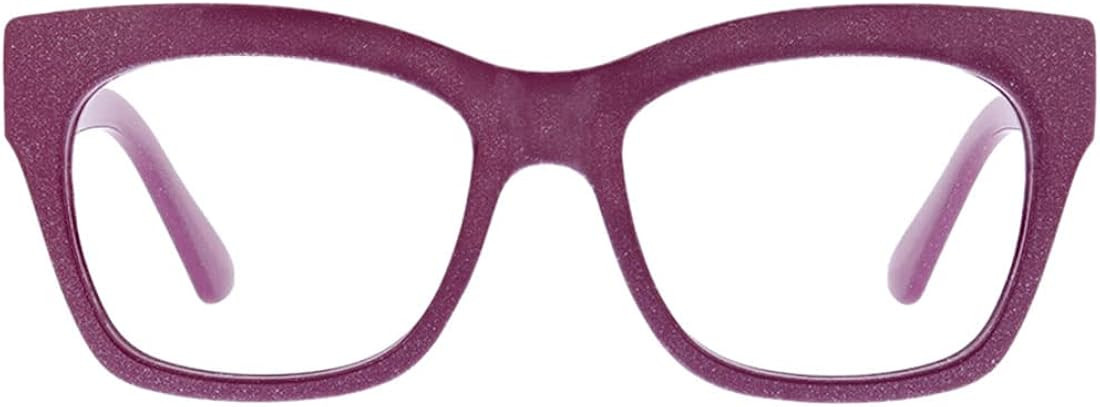 Peepers by PeeperSpecs Women's Shine on Square Blue Light Blocking Reading Glasses | Amazon (US)