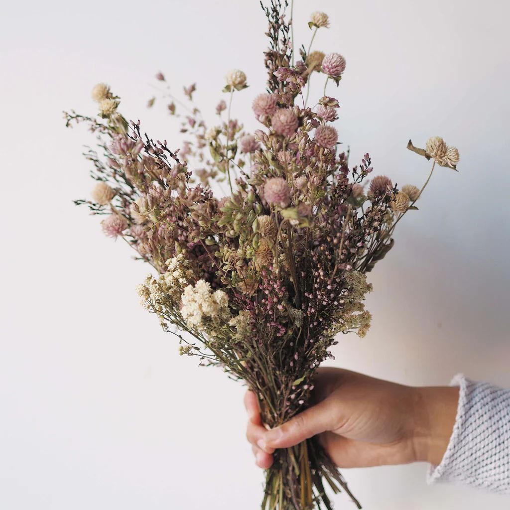 Rose Pink Dried Bouquet | Bloomist