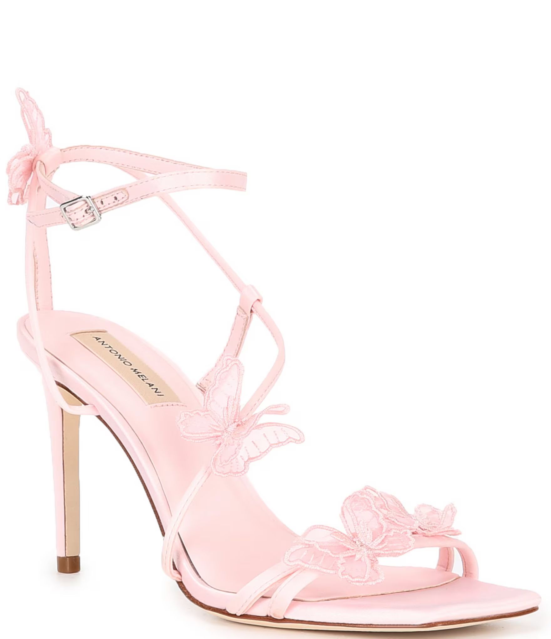 Breast Cancer Awareness Capsule - Mely- Satin Butterfly Dress Sandals | Dillard's