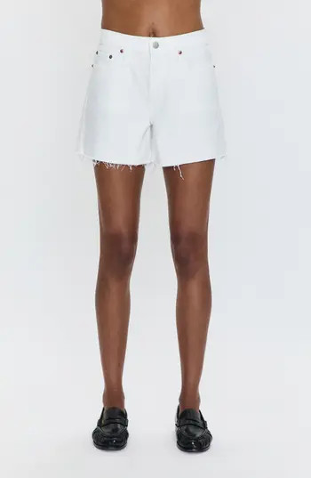 Pistola Kennedy Cutoff Denim Shorts in Antique White at Nordstrom Rack, Size 33 | Nordstrom Rack