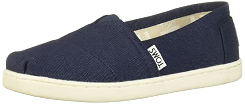 TOMS Unisex-Child Espadrille Sneaker, Navy, 5.5 Big Kid | Amazon (US)