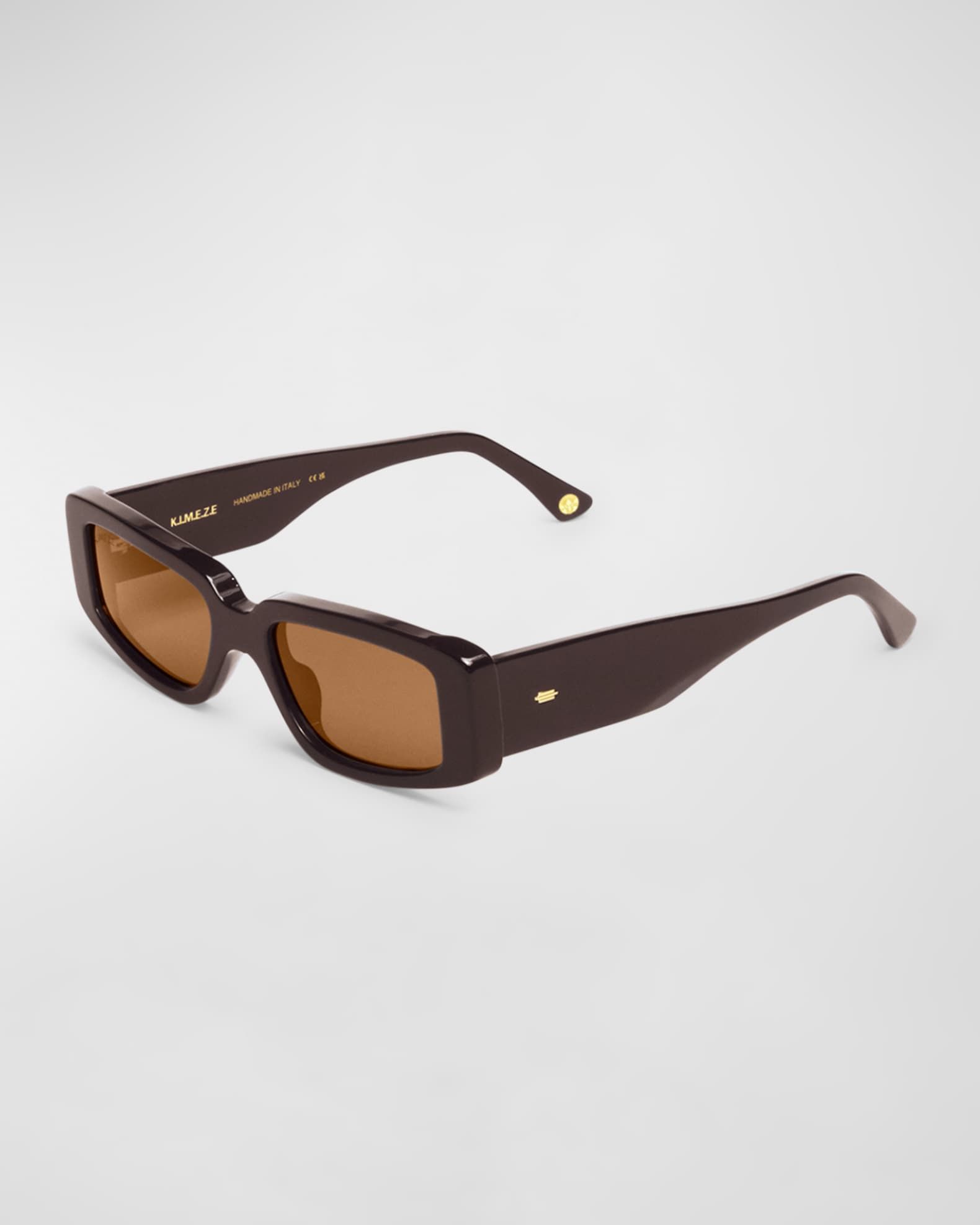 Concept 2 Brown Acetate Cat-Eye Sunglasses | Neiman Marcus