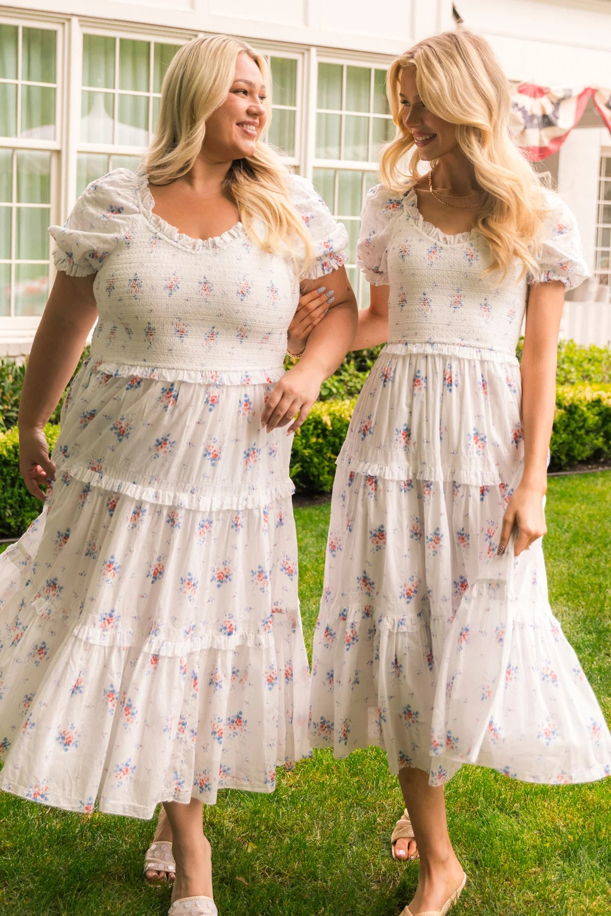 Emily Dress in Heritage Soft Ditsy Floral | Ivy City Co