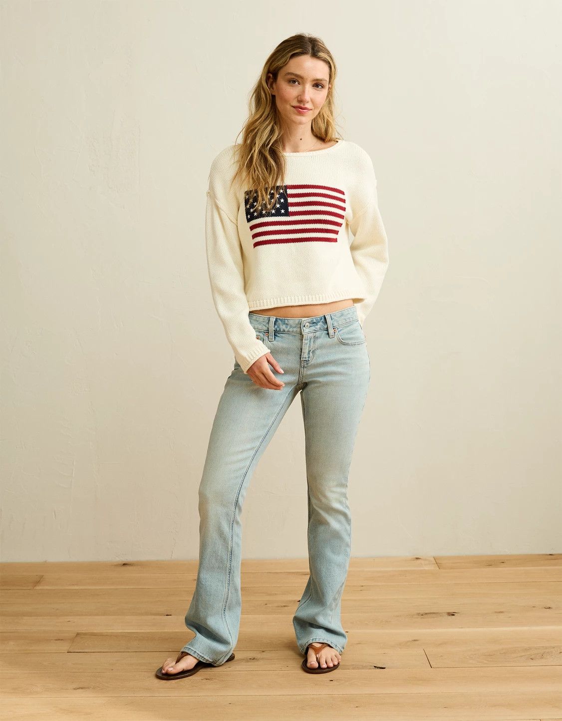 AE American Flag Graphic Sweater | American Eagle Outfitters (US & CA)