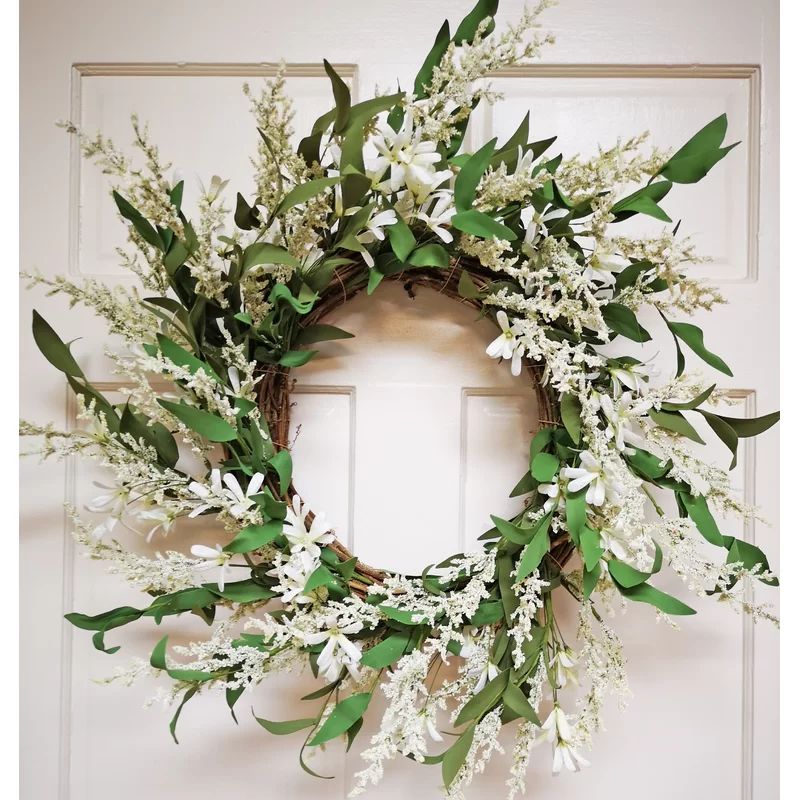 Handcrafted Faux Mixed Assortment 22'' Wreath | Wayfair North America