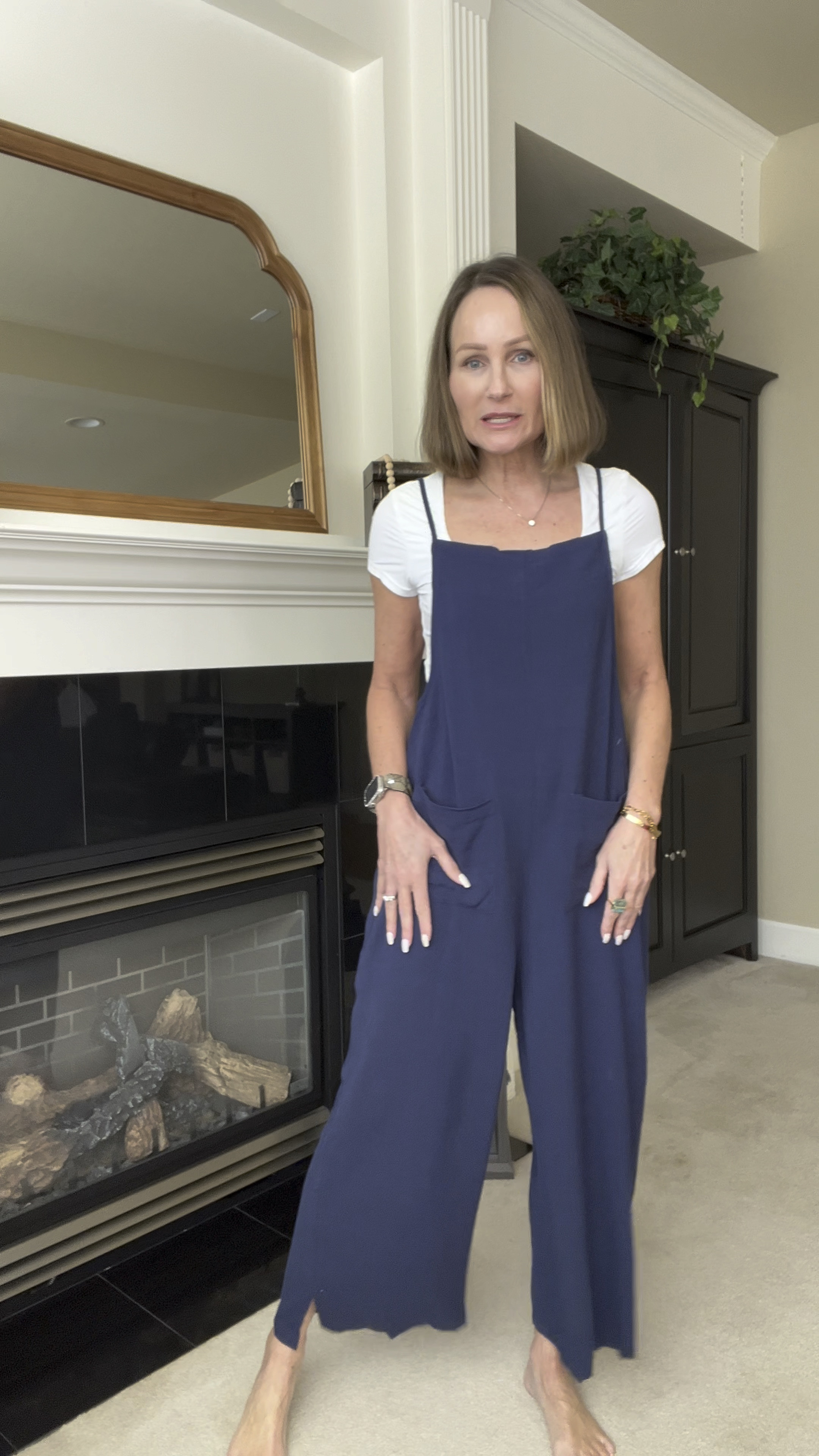 Spring ready in these cute linen-ish overalls. 

#LTKVideo #LTKover40