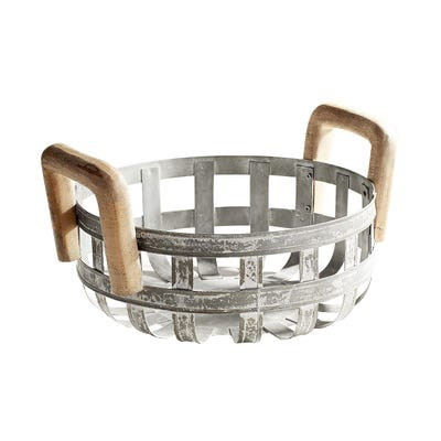 Galvanized Weave Fruit Bowl | Pier 1 Imports