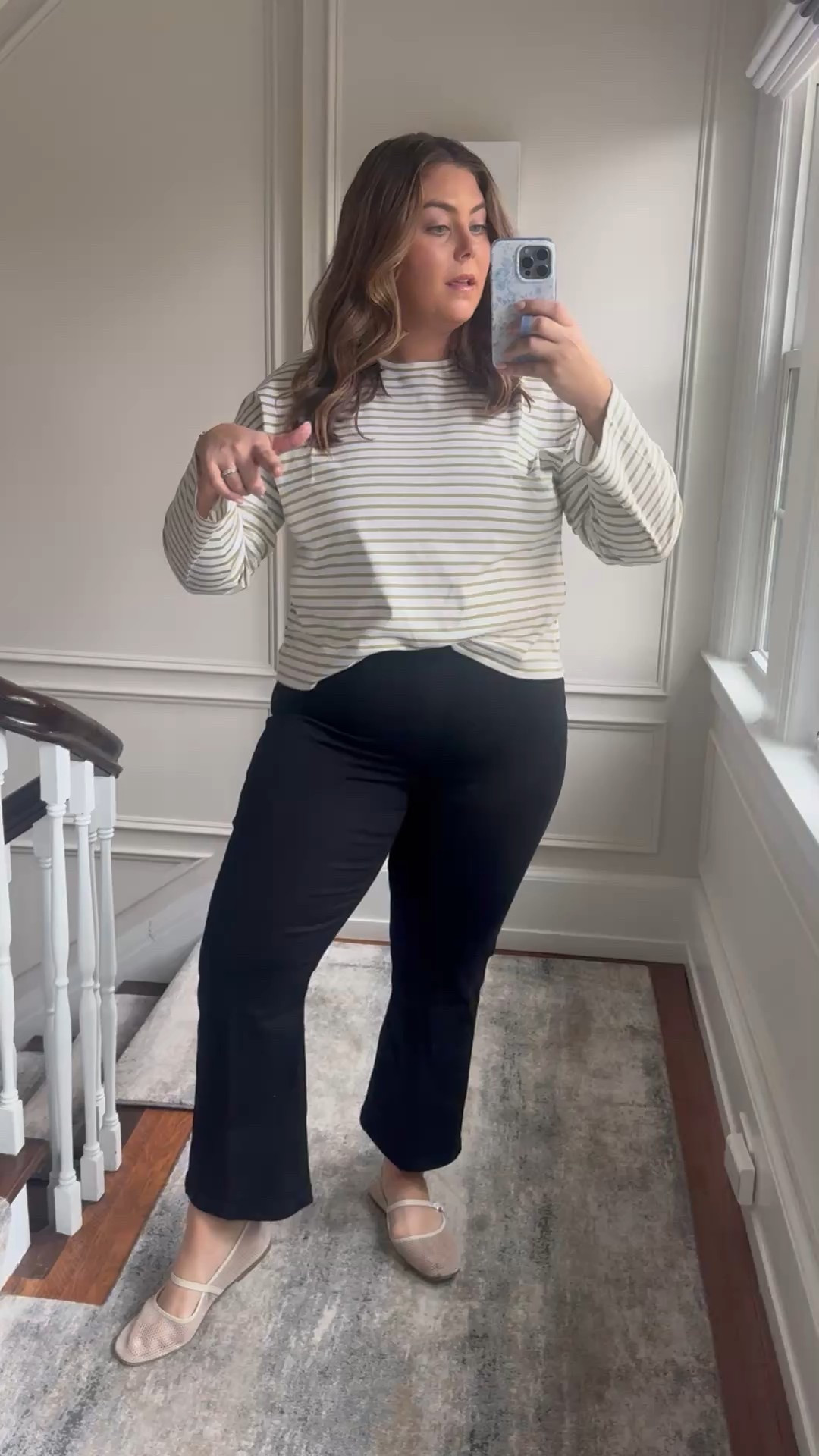 Wearing size 1X in both top & jeans - use CARALYN20 for 20% off your first purchase at @Spanx #SpanxPartner

#LTKWorkwear #LTKWatchNow #LTKMidsize