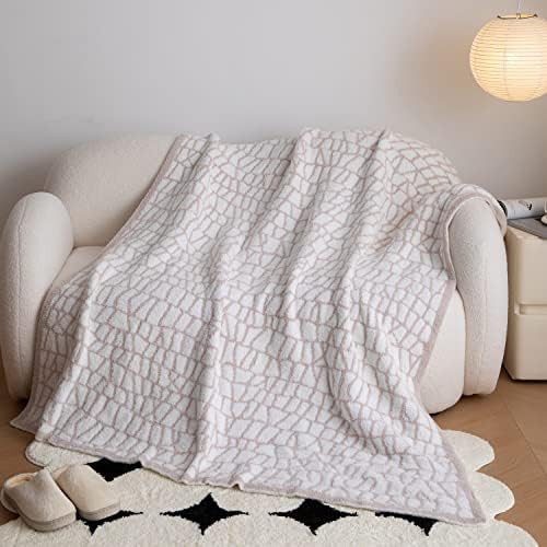 Ultra Soft Cozy Crocodile Pattern Buffalo Checkerboard Fluffy Microfiber Knitted Throw Blanket Li... | Amazon (US)