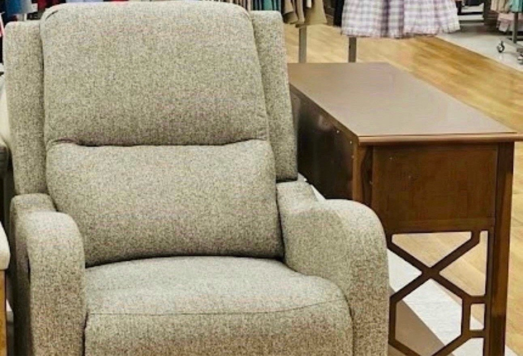 Who says recliners can't be chic? ✨ This oatmeal-colored textured chair is proof you don’t have to sacrifice style for comfort. The perfect spot for morning coffee or a late-night read.

#LTKHome

#LTKHome