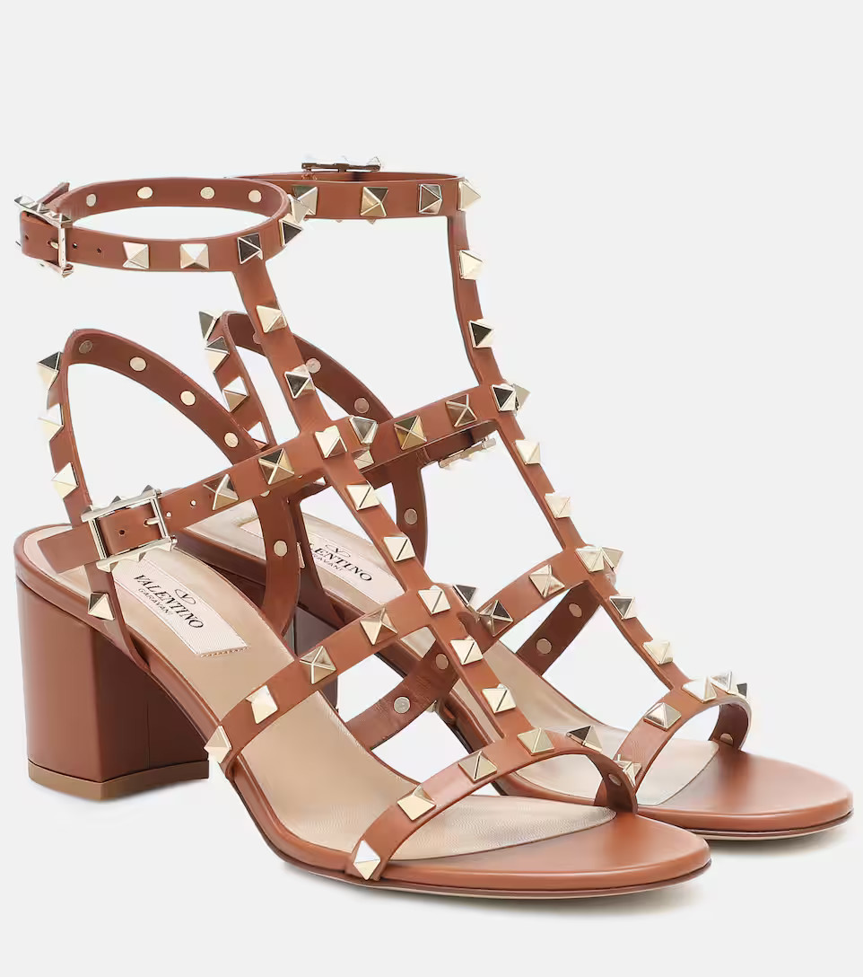 Valentino Garavani Rockstud leather sandals | Mytheresa (UK)