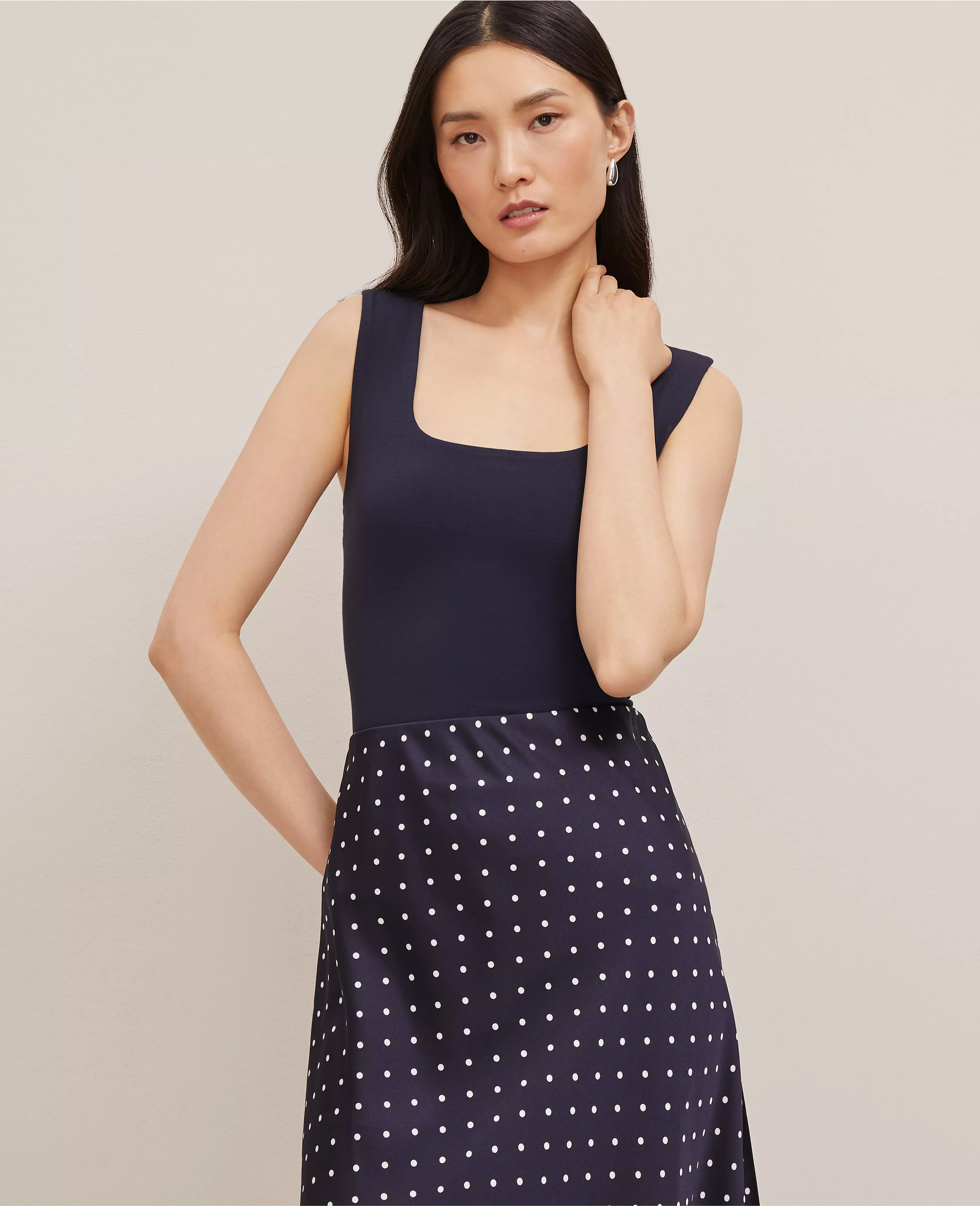 Square Neck Tank Top | Ann Taylor