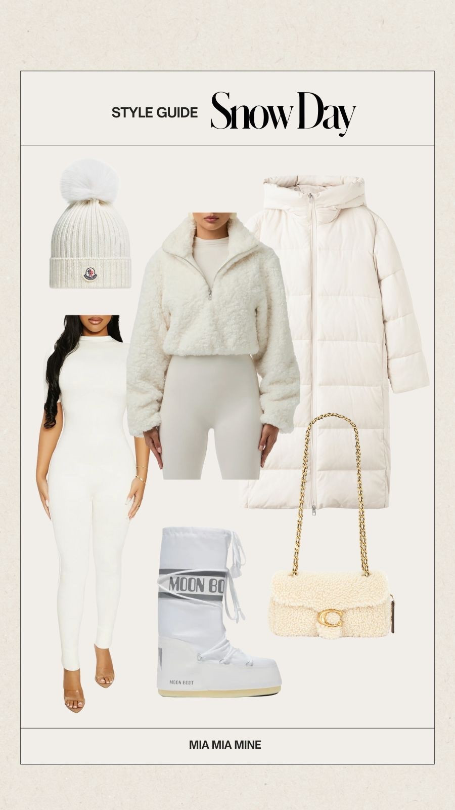 Winter outfit ideas
Ski season outfit
Mango puffer coat on sale
Naked wardrobe Sherpa pullover 
Naked wardrobe white catsuit /jumpsuit
Moon boots


#LTKTravel #LTKSeasonal #LTKSaleAlert