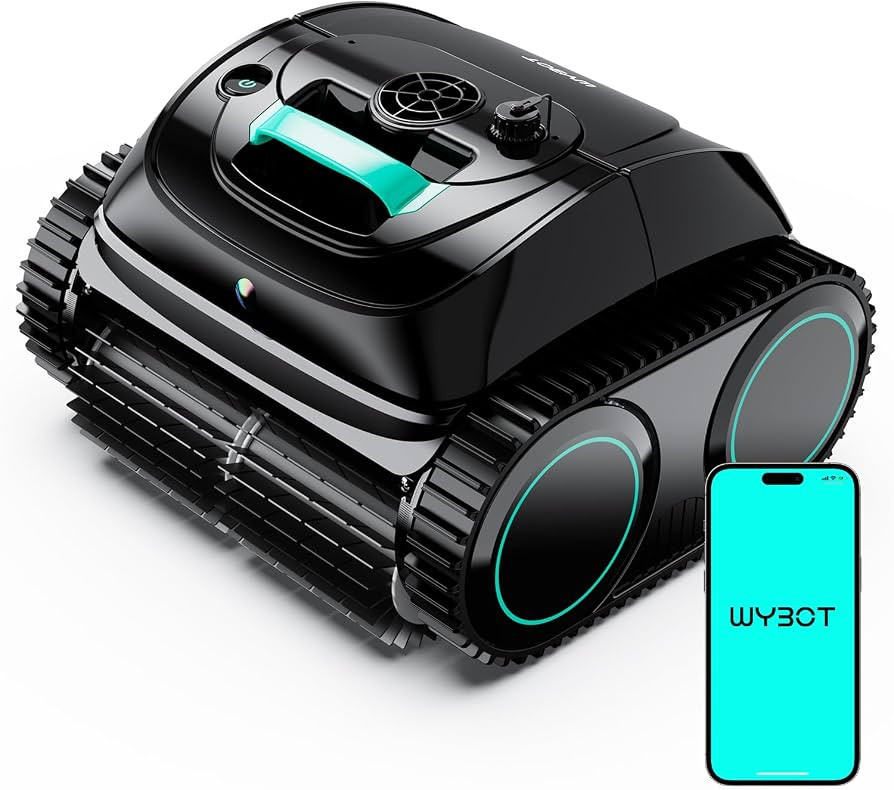 WYBOT C1 Robotic Pool Vacuum for Inground Pools, Cordless Above Ground Pool Cleaner 4-in-1 Wall &... | Amazon (US)