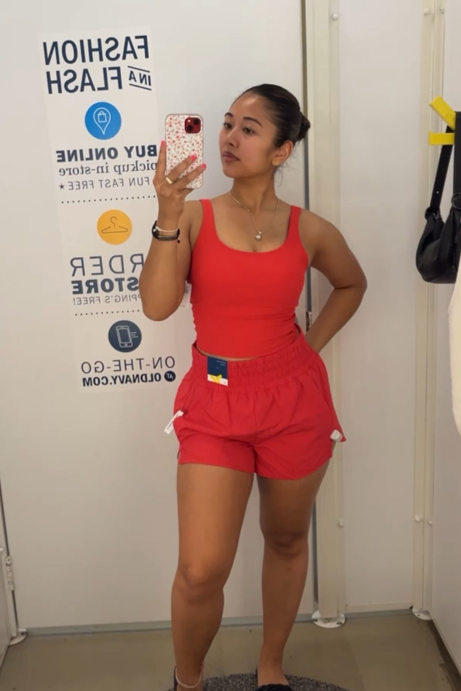 Wearing size small for top and bottomm