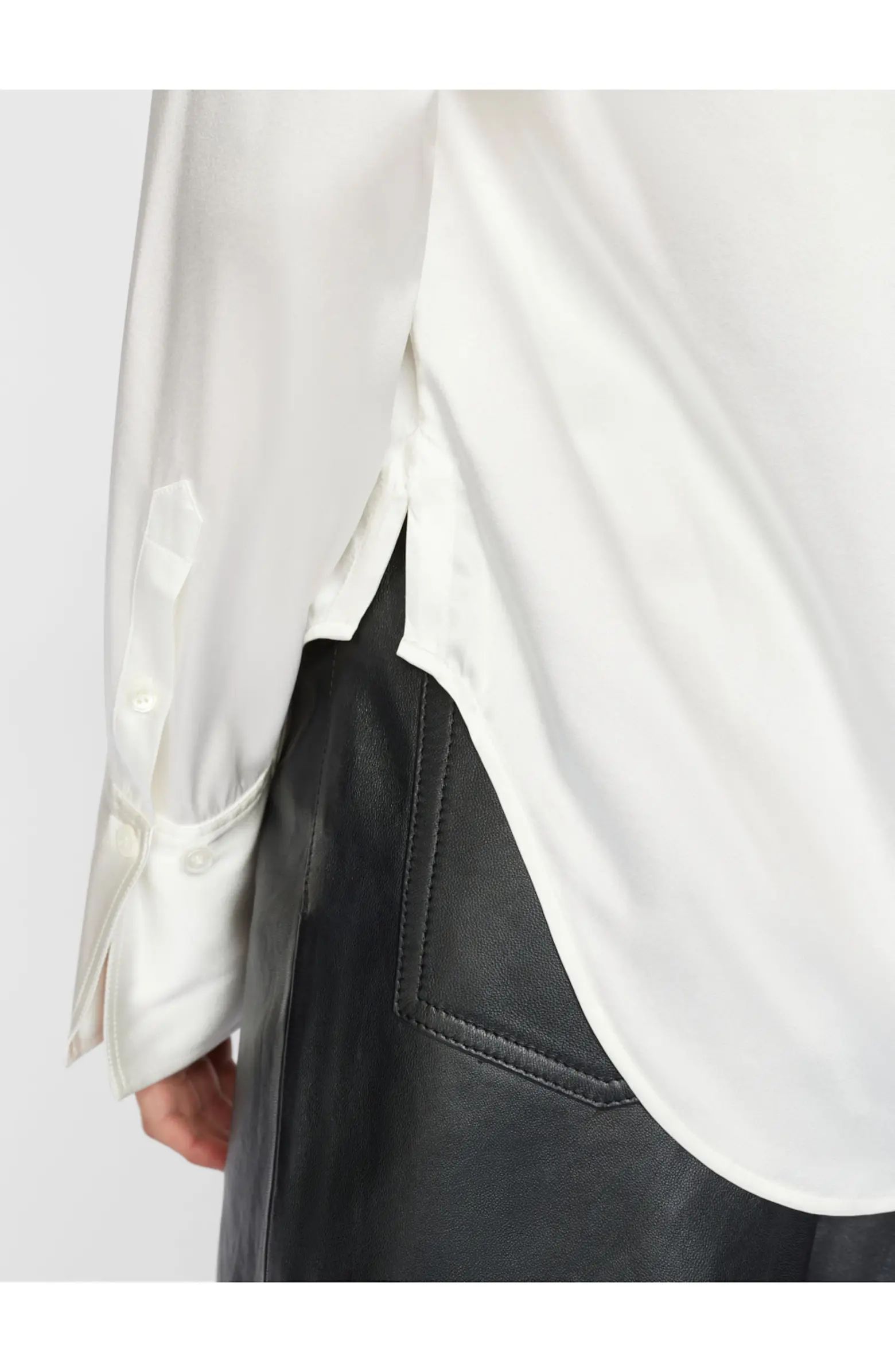 The Standard Women's Stretch Silk Button-Up Shirt | Nordstrom