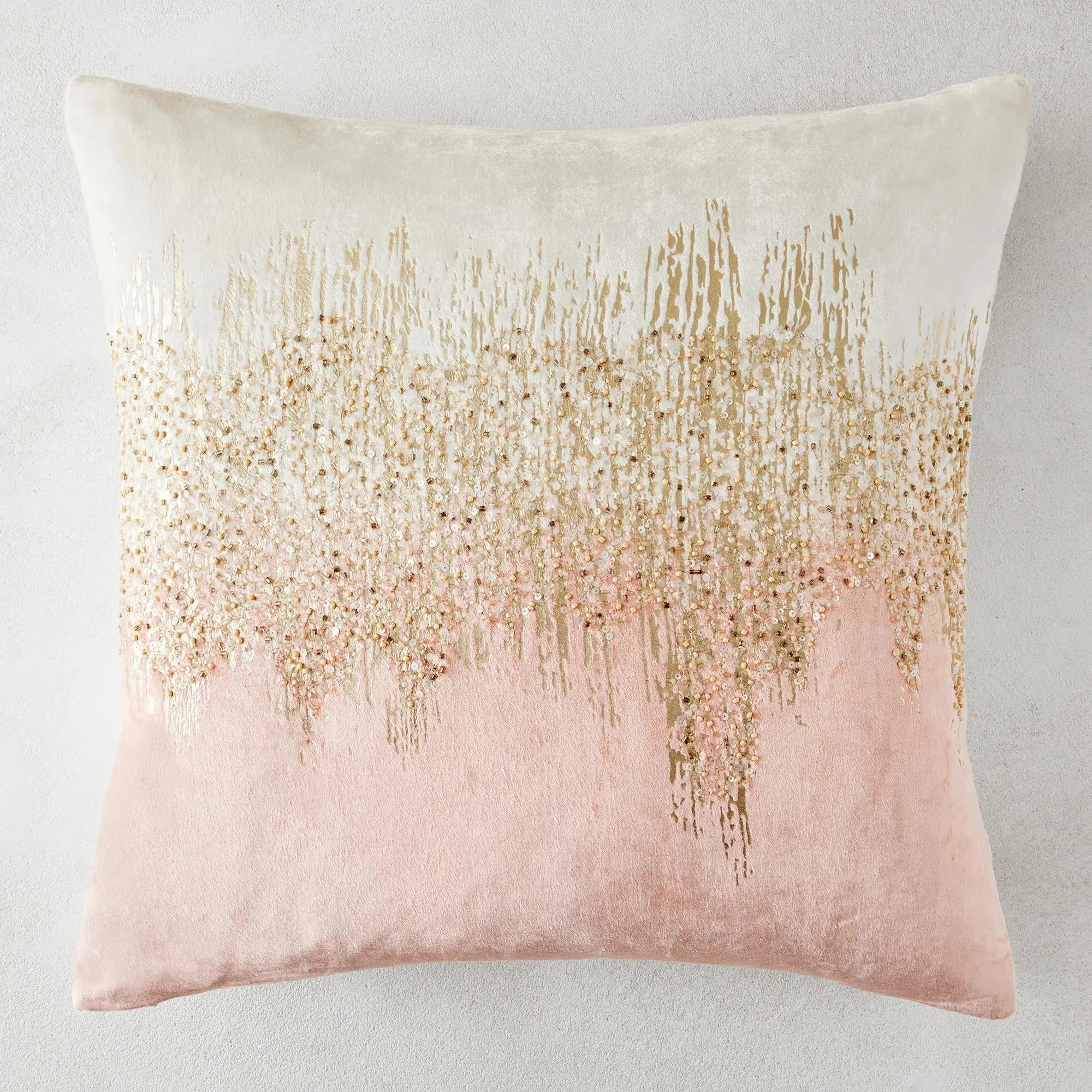 Joie De Vivre Pillow 22" - Blush | Z Gallerie